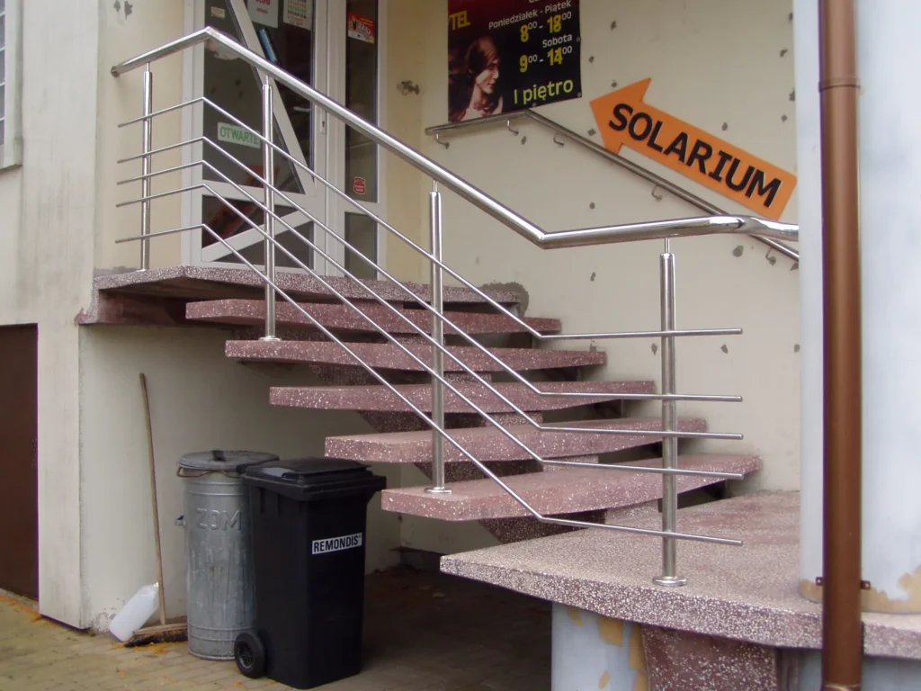 Stainless steel railings