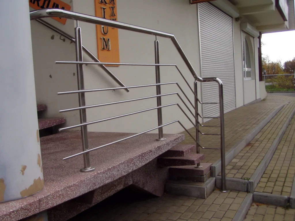 Stainless steel railings