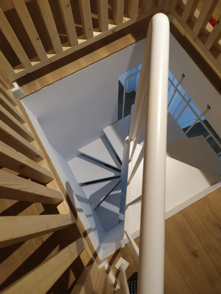 Metal stairs