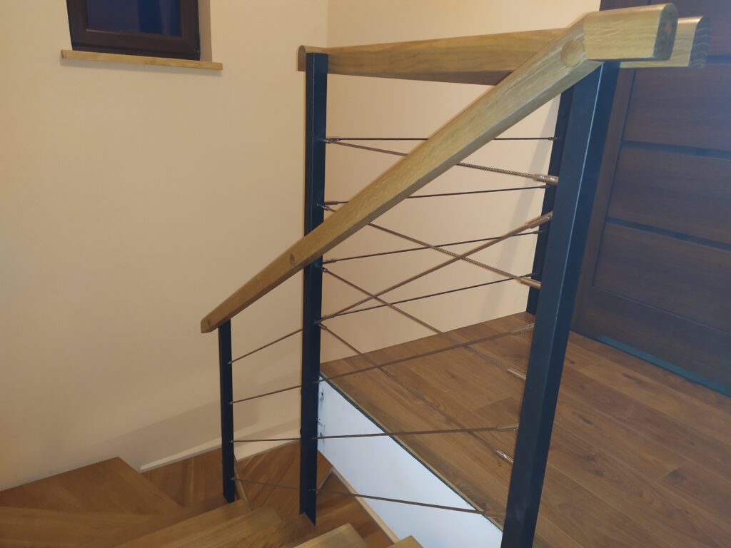 Open-riser stairs