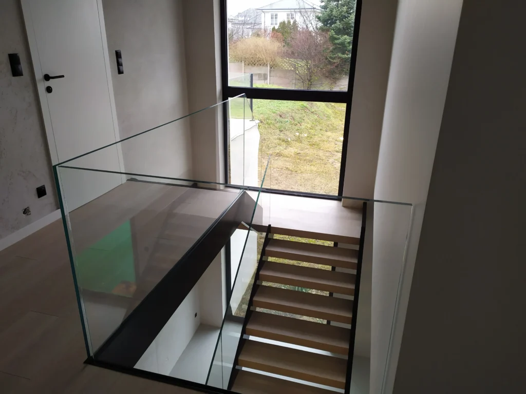 Metal & wood Stairs