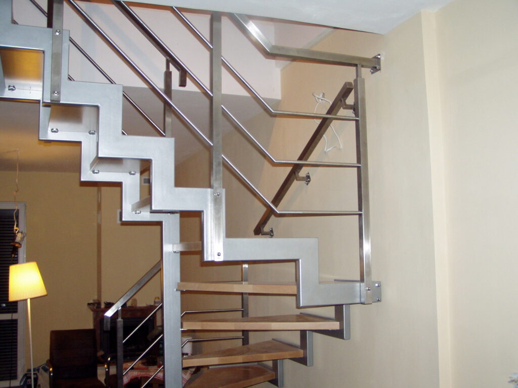 Open-riser stairs