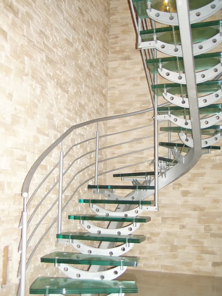 Open-riser stairs